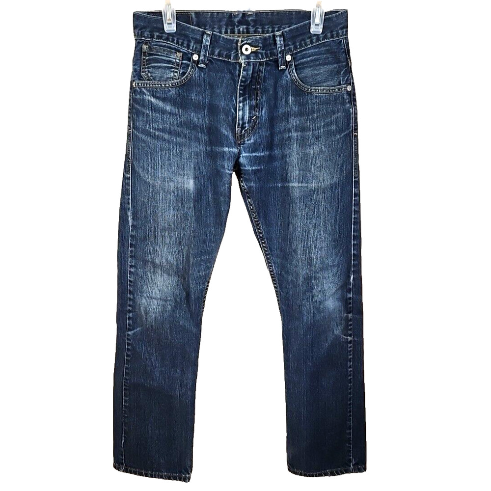 Levis 514 Jeans Mens 29x30 Button Flap Pockets Straight wide Leg Y2K Vtg cotton